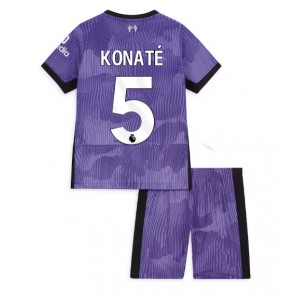 Liverpool Ibrahima Konate #5 Rezervni Dres za Dječji 2023-24 Kratak Rukavima (+ kratke hlače)